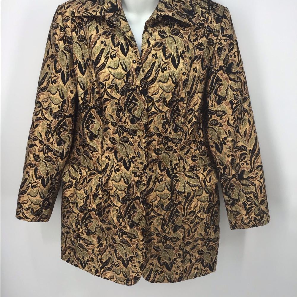 Terramina Gold floral Blazer
